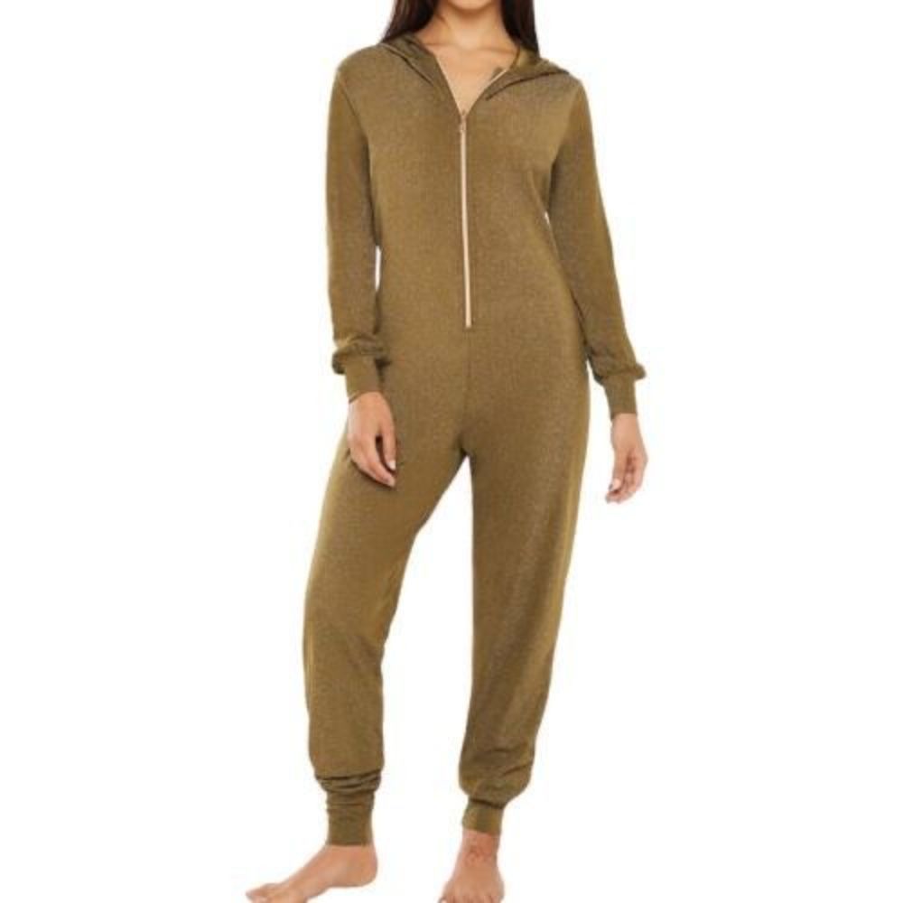 Savage X Fenty Sleep & Shine Hooded Onesie Jumpsuit